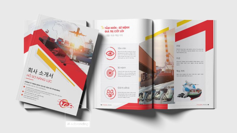 Thiết Kế Hồ Sơ Năng Lực Công Ty Logistics